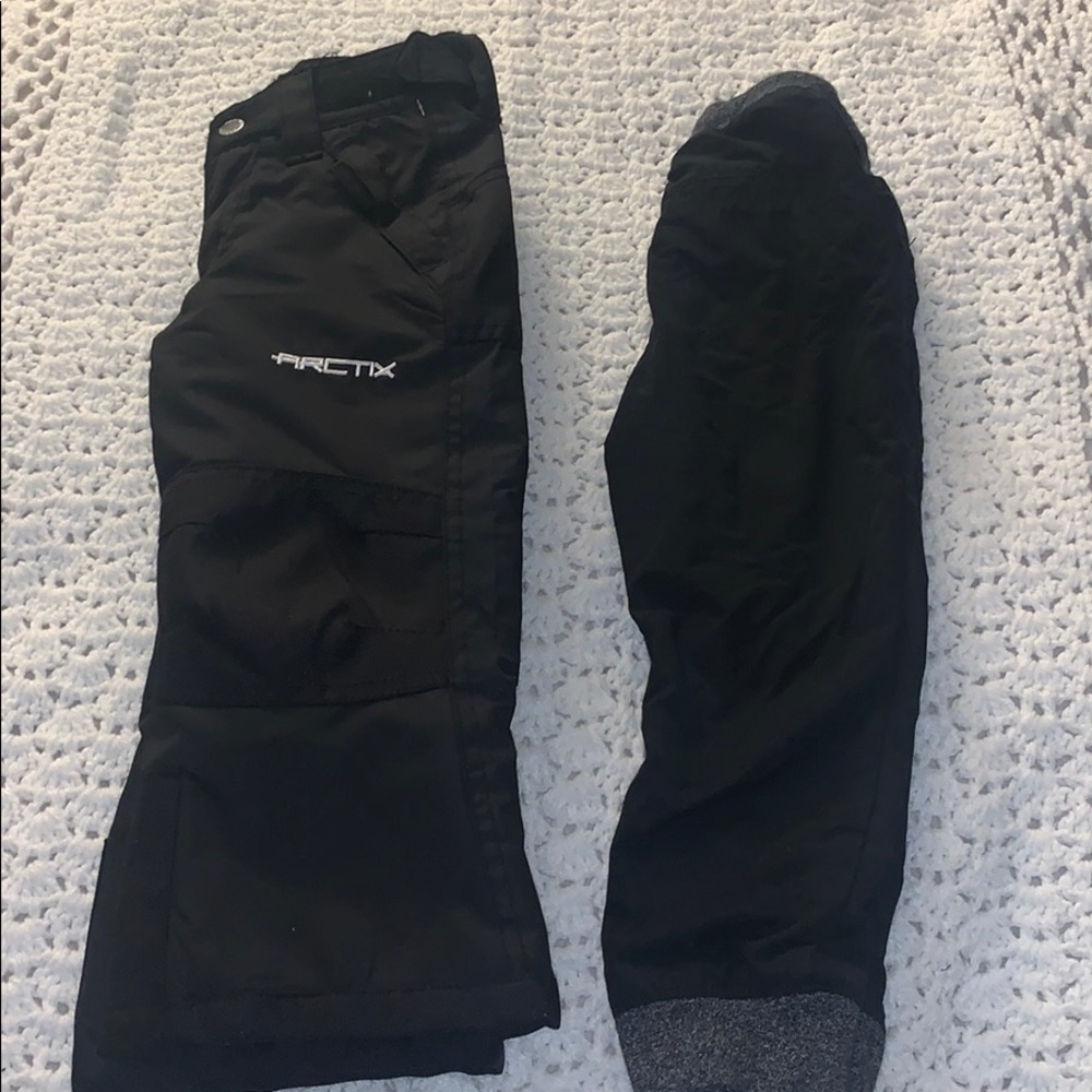 Snow pants and thermal winter pants bundle